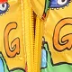 Kid Boy/Girl Kapuzen-Buchstabenmuster-Mantel  gelb