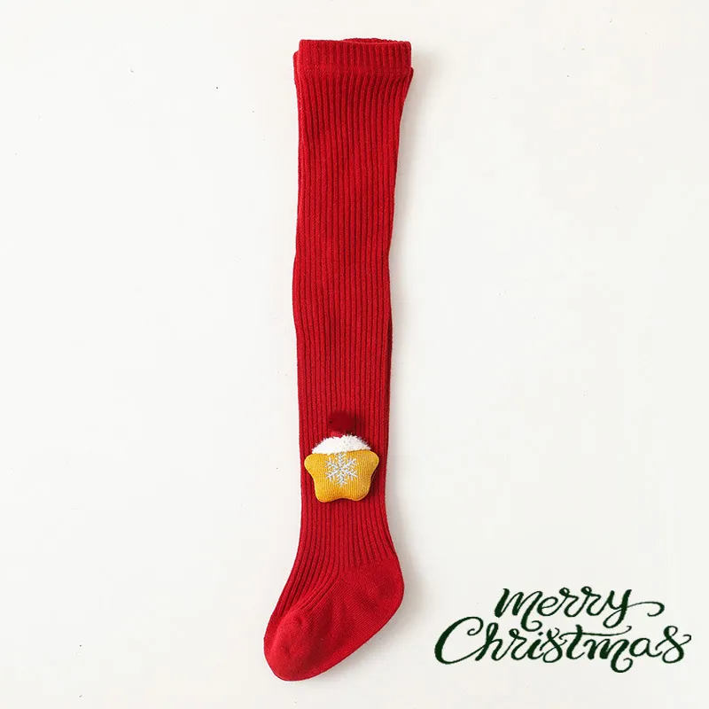 Bebê / criança precisa de leggings de Natal dos desenhos animados vermelhos  image 4