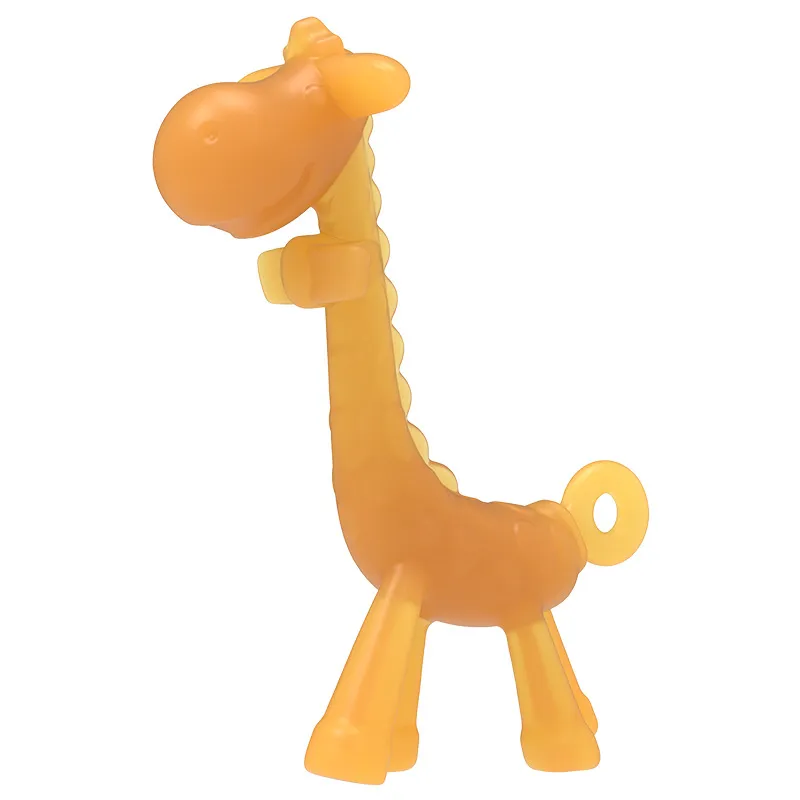 Giraffe Silicone Teething Toy For Infants And Babies