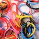 Toddler/kids Basic Disposable colorful rubber bands Purple