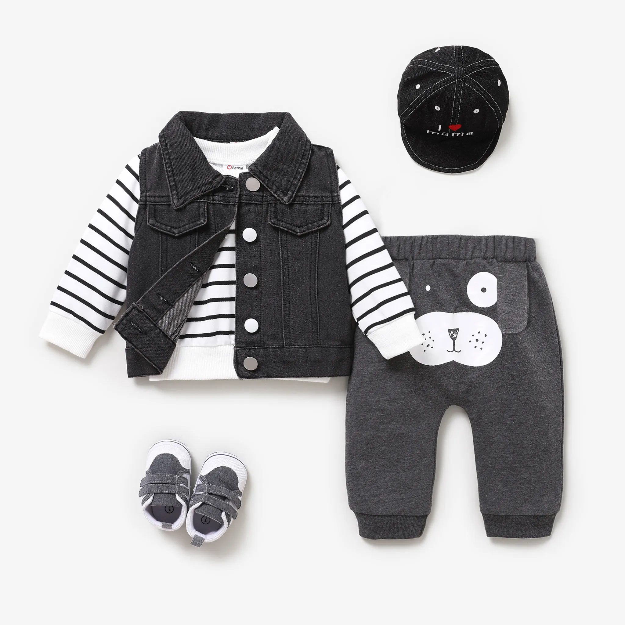 

Baby Girl/Boy Childlike Dog Pattern Casual Pants