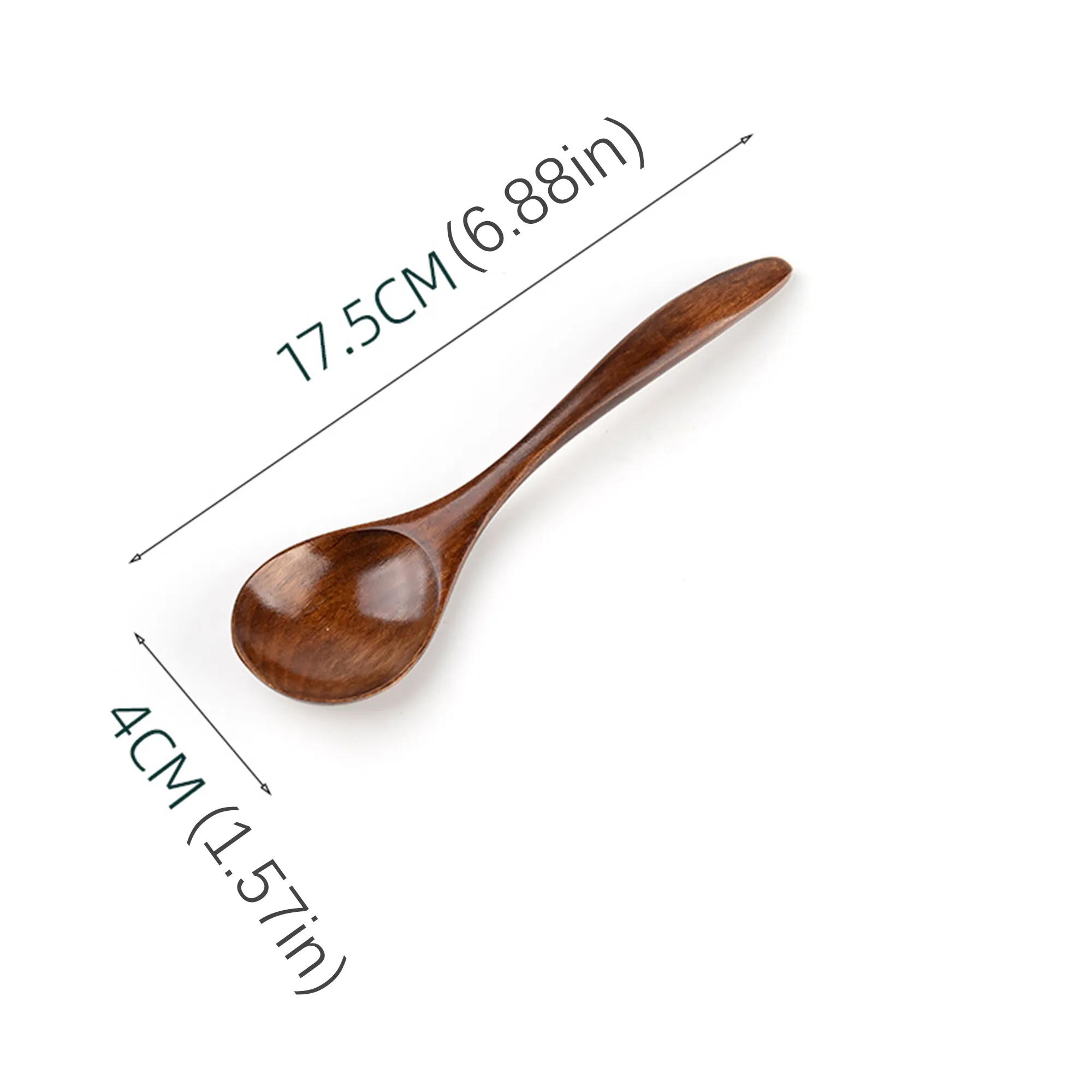 Creative domestic small soup spoon honey spoon jam wooden spoon children's small wooden spoon ladle
