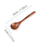 Creative domestic small soup spoon honey spoon jam wooden spoon children's small wooden spoon ladle Color-C