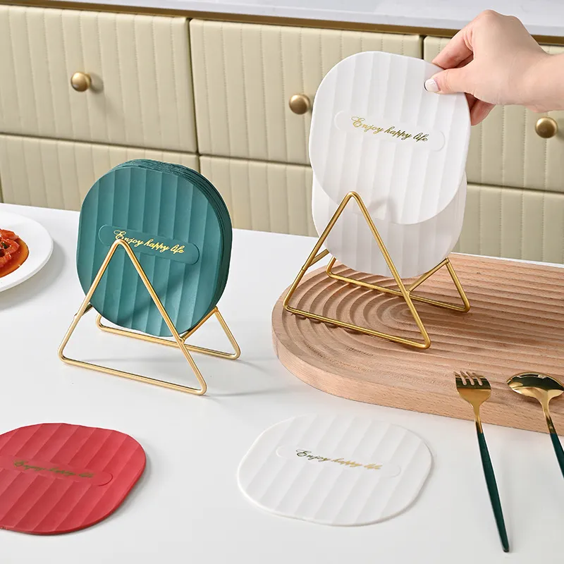 Silicone Heat-resistant Mat for Cups, Pots, Bowls, and Plates