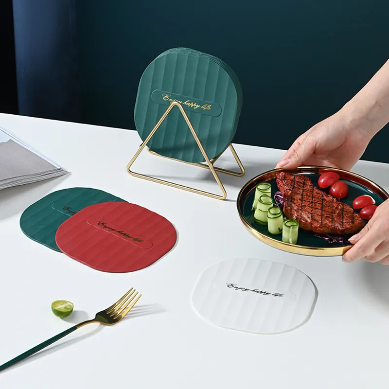 Silicone Heat-resistant Mat for Cups, Pots, Bowls, and Plates  image 6