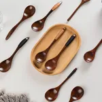 Creative domestic small soup spoon honey spoon jam wooden spoon children's small wooden spoon ladle  image 5