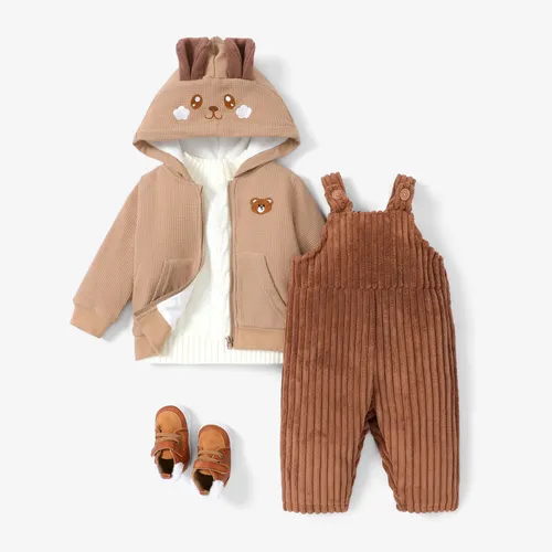 Baby Boy/Girl  Childlike Bear Animal Pattern Coat   