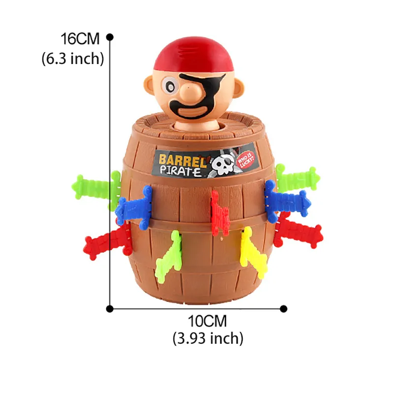 Pirate Popups Family Gathering Games, Childrens Funny Pirate Toy Cubes Color-A big image 1
