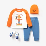 2pcs Baby Boy Thanksgiving Character Childlike Design Set   image 2