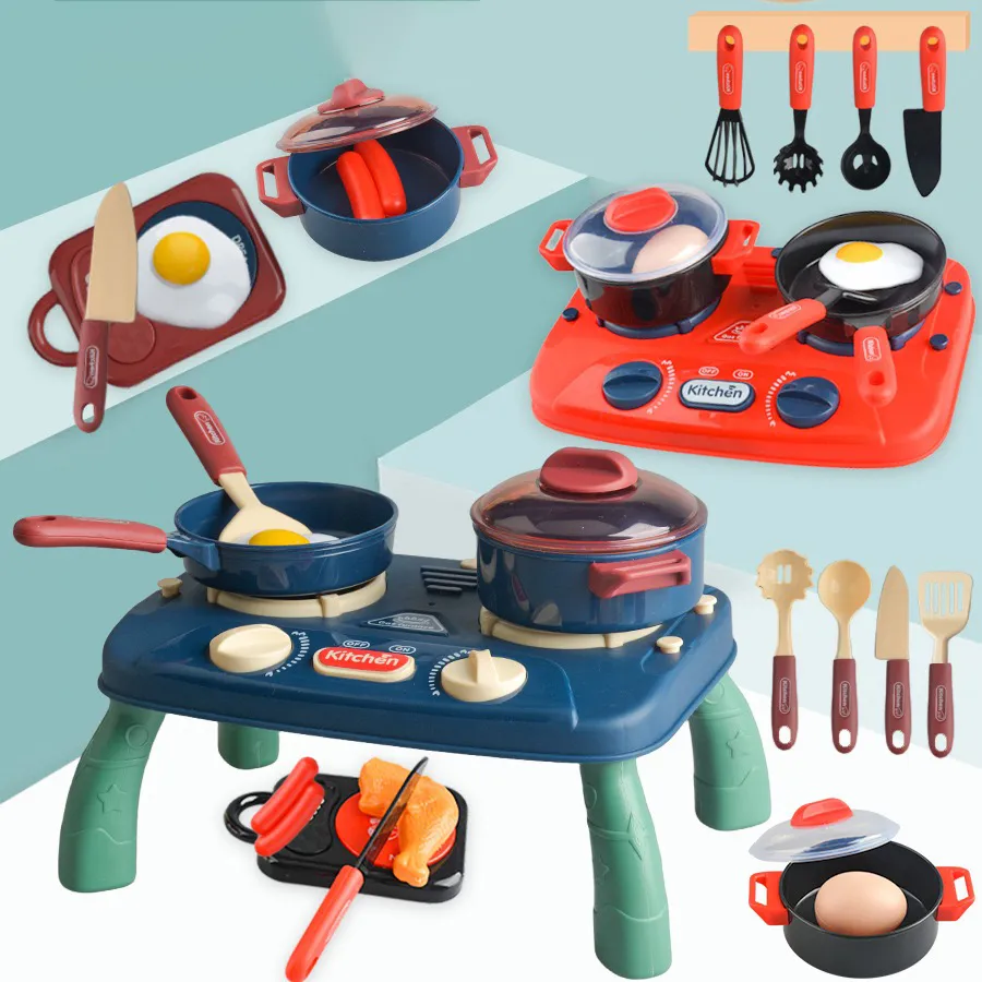 Set of 19 Children's Pretend Play Kitchen Utensils and Tableware  image 3