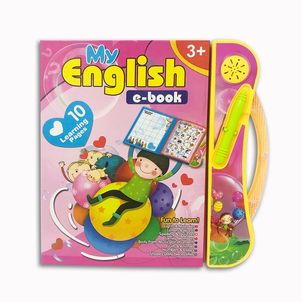 Early Education Finger-Touch Electronic Book with English Audio Reading