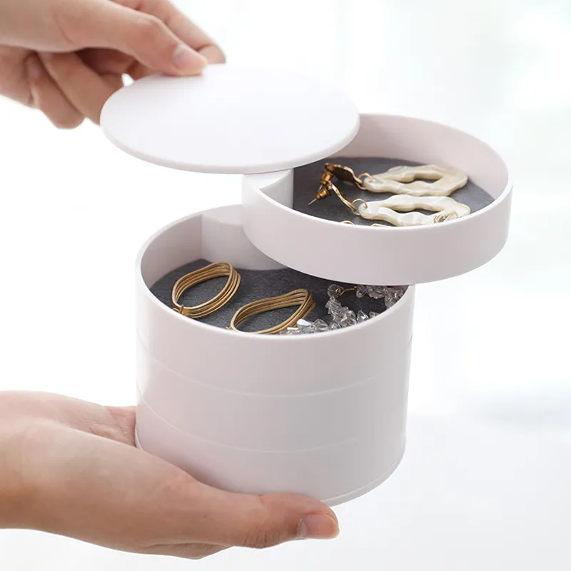 Multi-Layer Rotating Jewelry Organizer and Storage Box  image 4