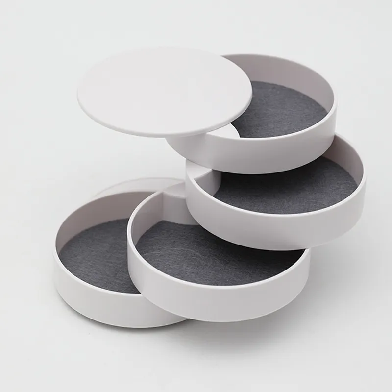 Multi-Layer Rotating Jewelry Organizer and Storage Box  image 2