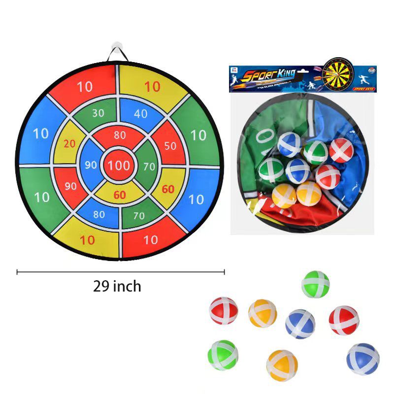 Folding Sticky Ball Target With Sticky Balls - Indoor And Outdoor Parent-Child Interactive Toy