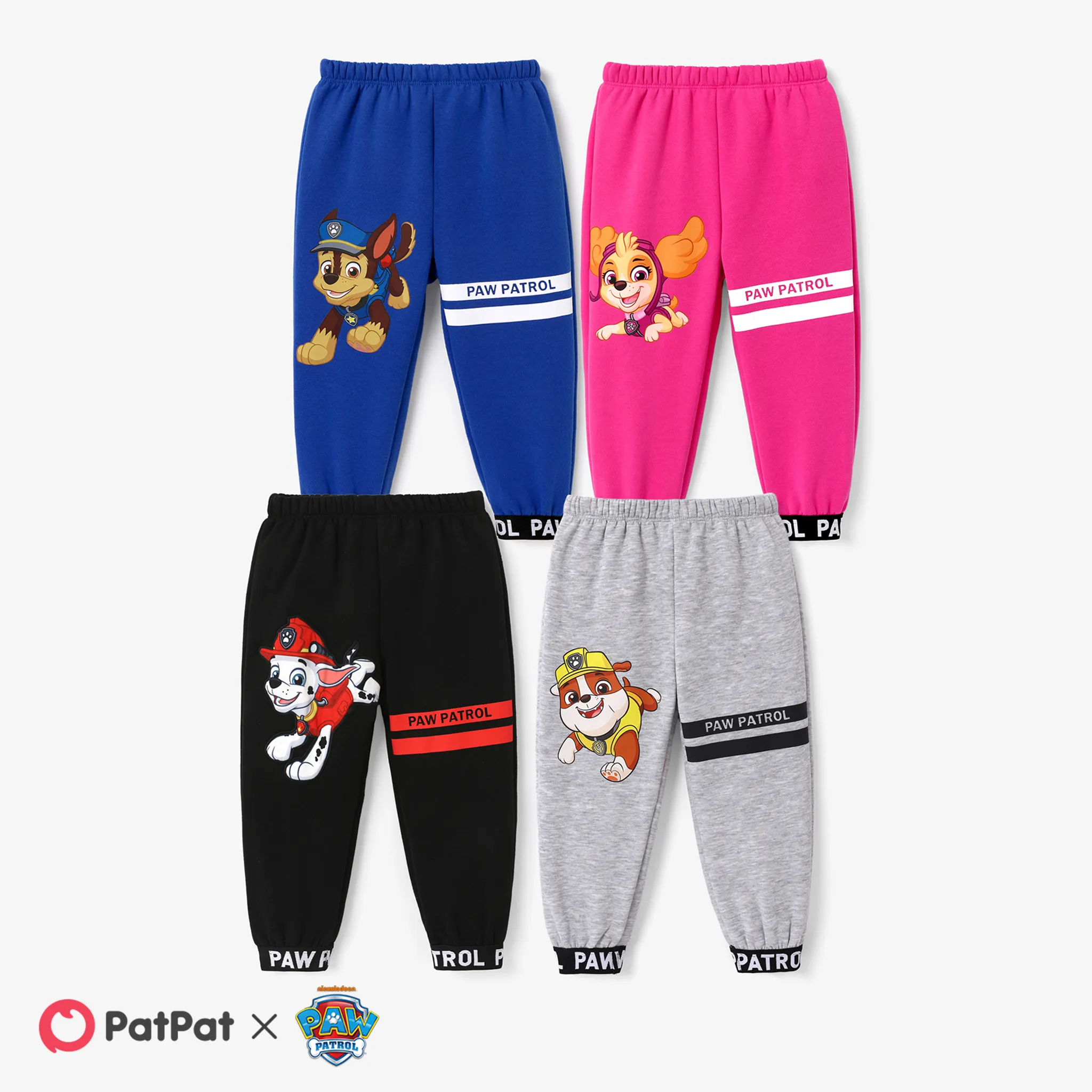 PAW Patrol Toddler Boys/Girls Creative Letter Foot Casual Sports Pants 