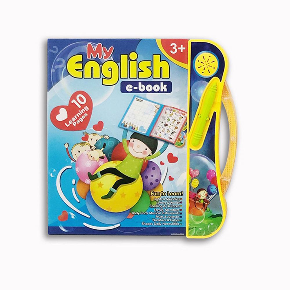 Early Education Finger-Touch Electronic Book With English Audio Reading