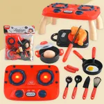Set of 19 Children's Pretend Play Kitchen Utensils and Tableware  image 4