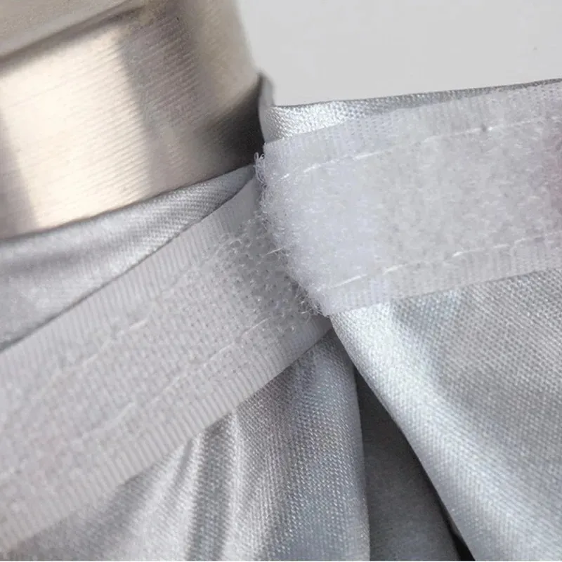 60cm Waterproof Hair Cutting Cape/Shawl for Home Use Silver image 2