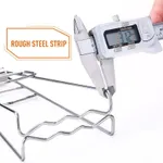 Stainless Steel Food Tray Clamp with Multiple Sizes to Choose From  image 3