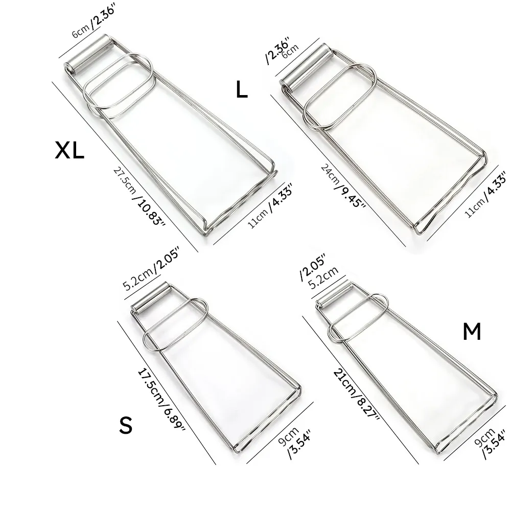Stainless Steel Food Tray Clamp with Multiple Sizes to Choose From  image 2