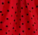 Toddler Girl Sweet Polka Dot Flutter Sleeve Dress Red-2