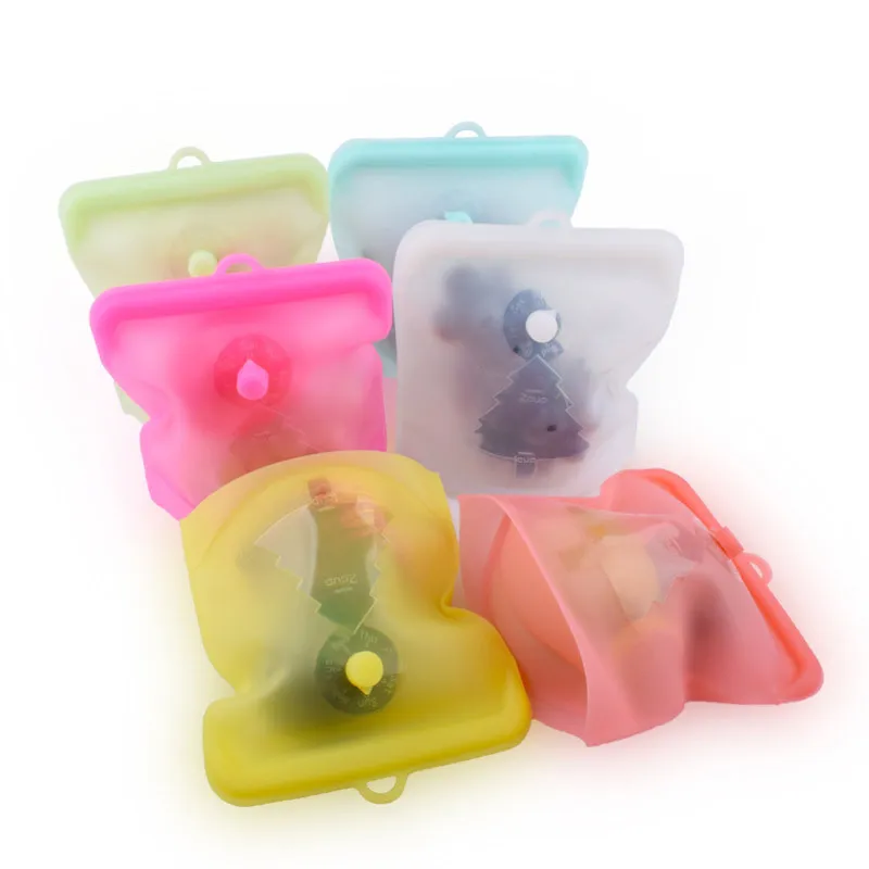 Kitchen Silicone Fresh-keeping Bag White image 3