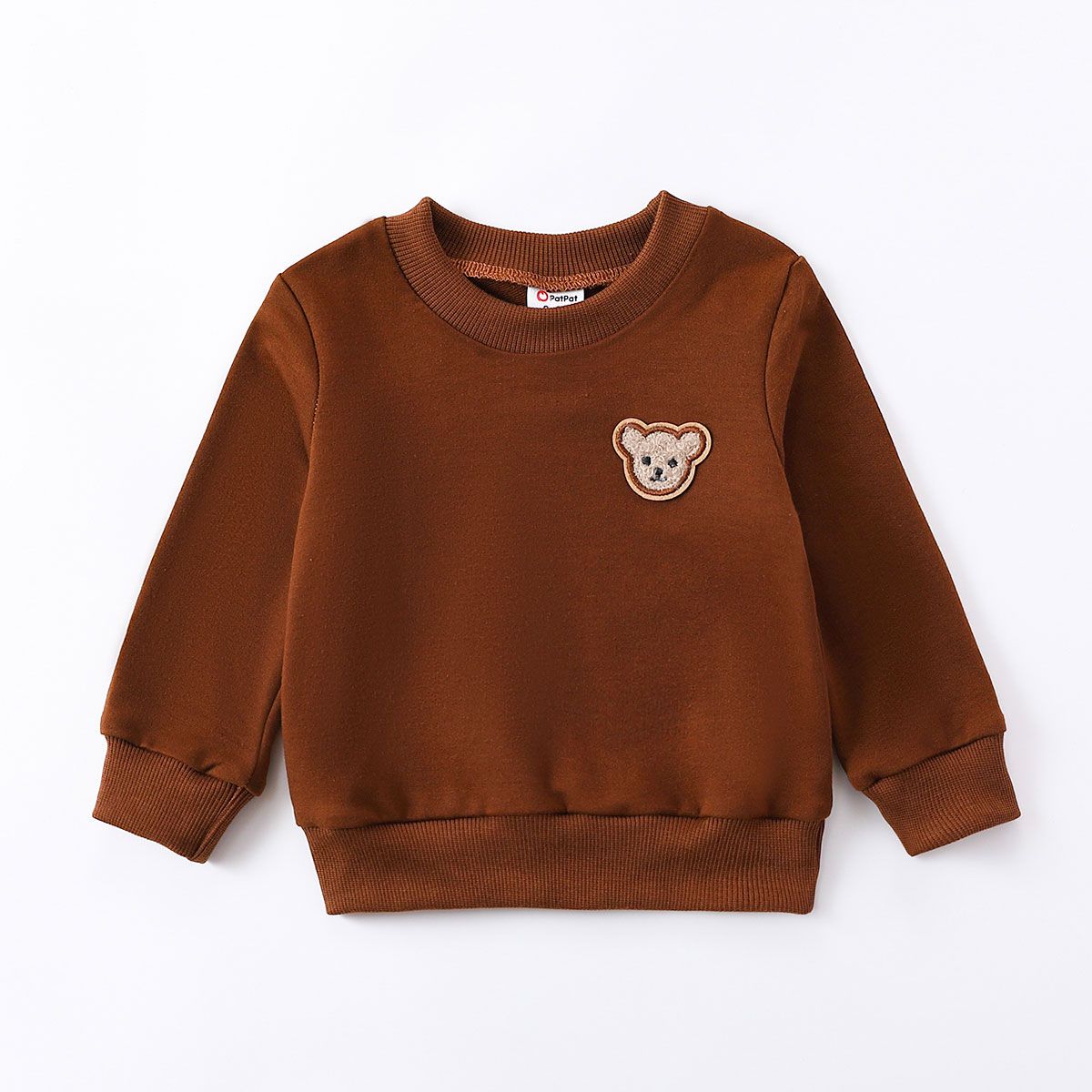 Baby Girl/Boy Bear Sweat-shirt à Manches Longues