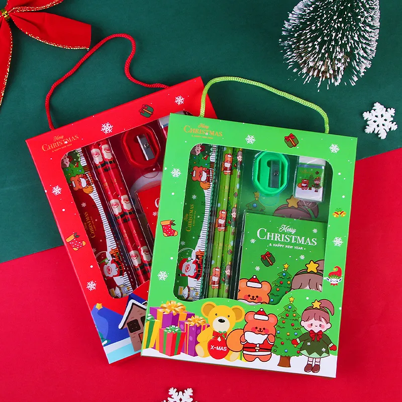6-Piece Children's Christmas Stationery Set with Gift Packaging  image 4