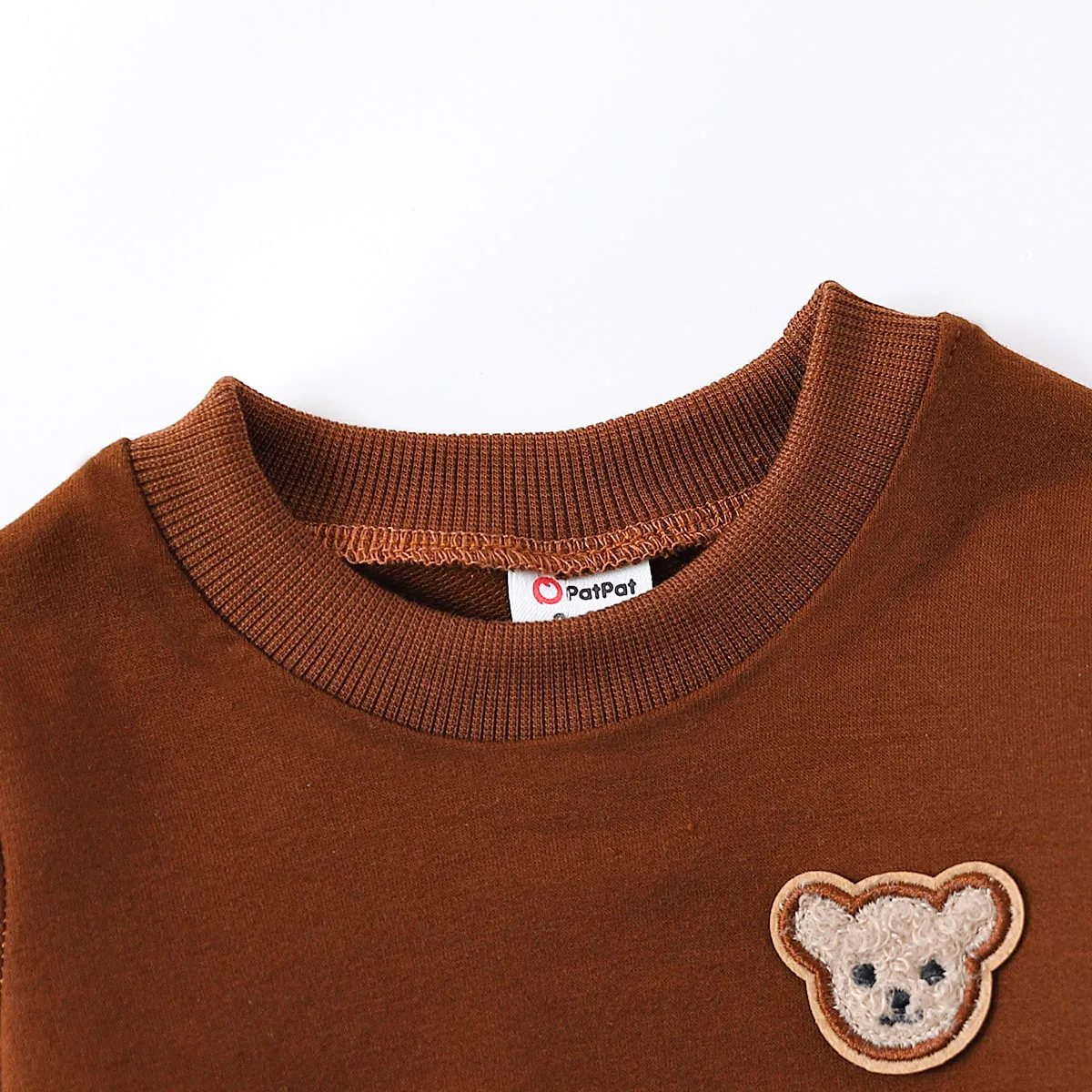 Baby Girl/Boy Bear Long Sleeve Sweatshirt Brown image 5