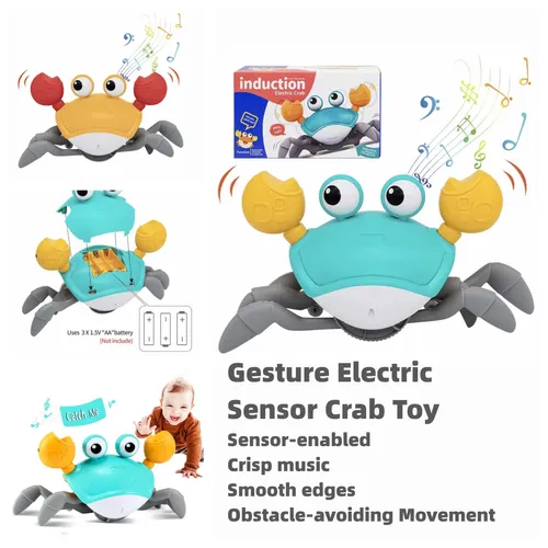 Children Gesture Electric Sensor Crab Toy