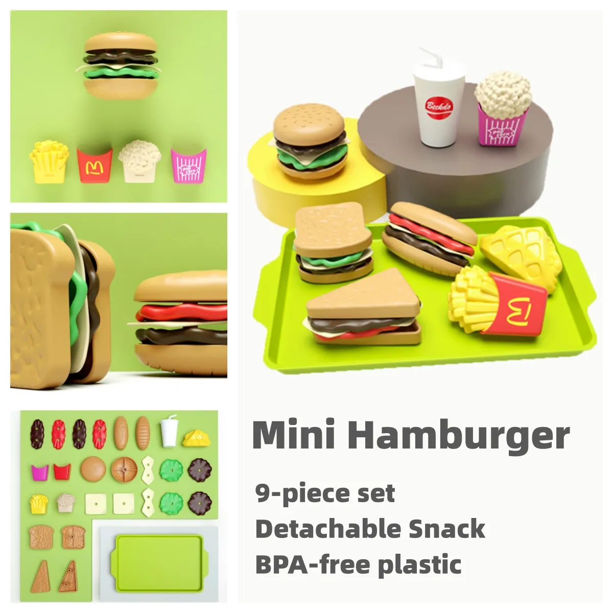 Gruppi alimentari staccabili - 9pcs Multi - Play Food Set per bambini  cucina, finta cibo, cibo giocattolo per bambini e bambini età 3+ Solo 5,99  € PatPat EUR Cellulare