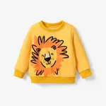 Baby Girl/Boy Animal Pattern Hoodie/Pants/Shoe Yellow