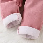 Toddler Girl Fleece Inside Basic Solid Color Casual Sweatpants  image 6