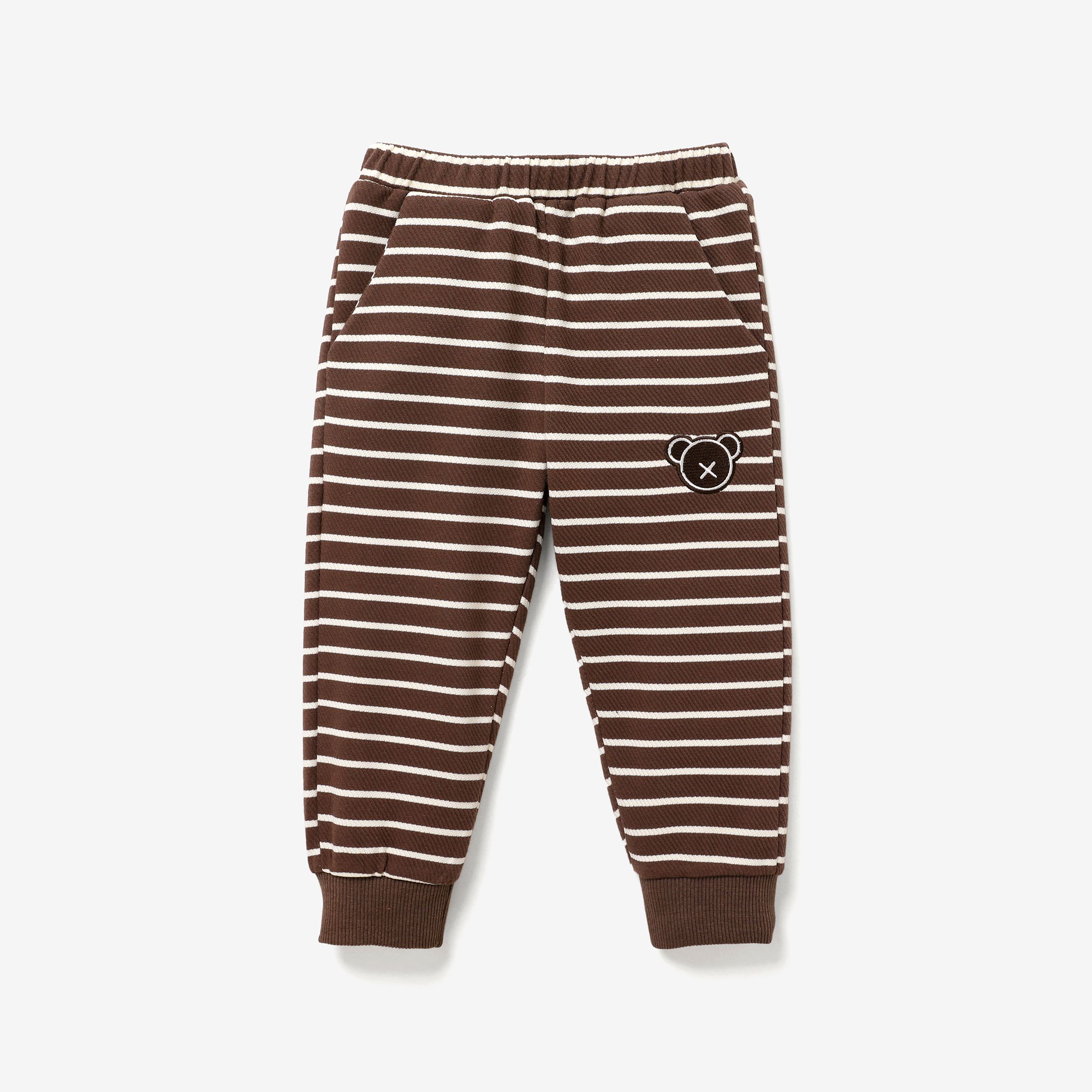 Toddler Girl/Boy Bear and Stripe Sweatshirt/Coat/Pants/Scarf/Shoes