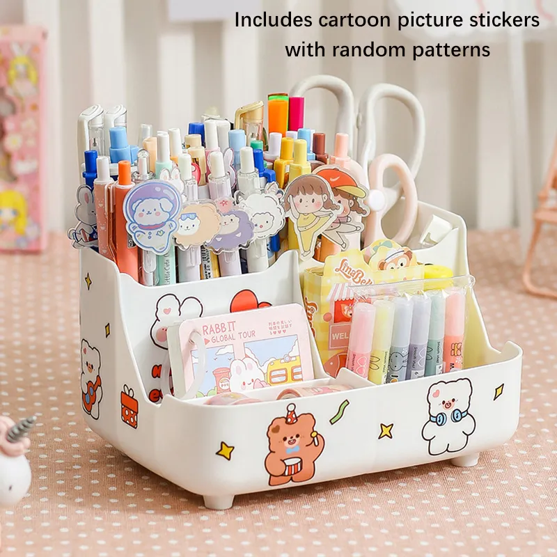 Single Pack Stylish Large Capacity Desk Organizer for Students and Offices