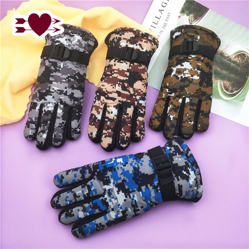 Kids Sporty Warm thickened ski gloves