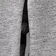 Einfarbige elastische Hosen aus Baumwolle für Mädchen/Jungen grau gesprenkelt