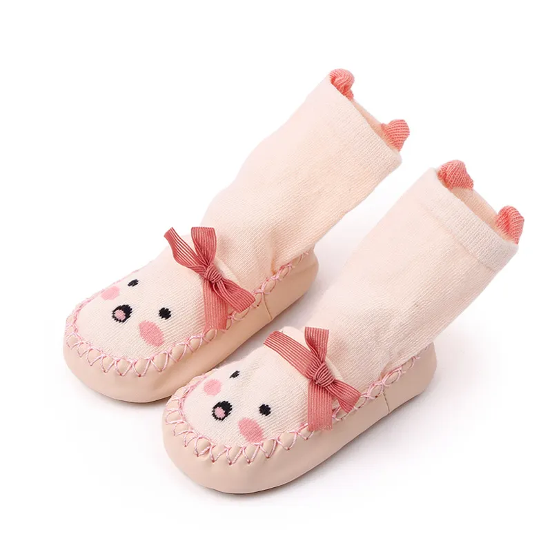 Bébé Et Enfant En Bas âge Expression Enfantine Impression 3D Oreille Decor Chaussettes/Prewalker Chaussures