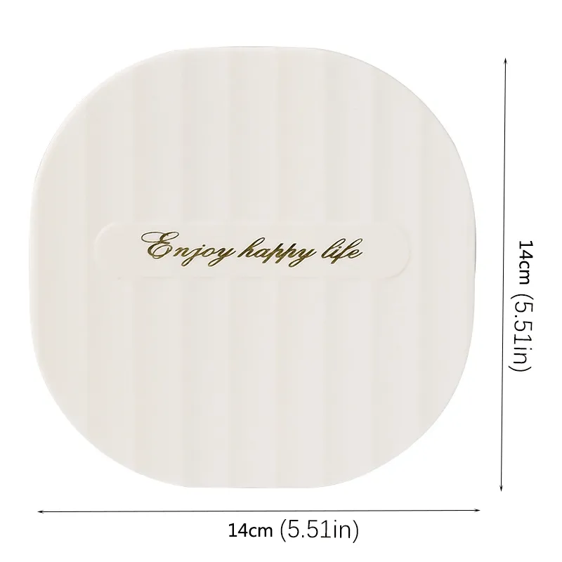 Silicone Heat-resistant Mat for Cups, Pots, Bowls, and Plates White