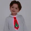 Go-Glow Christmas Light Up Necktie with Christmas Tree Pattern Including Controller (Built-In Battery) Colorful image 3