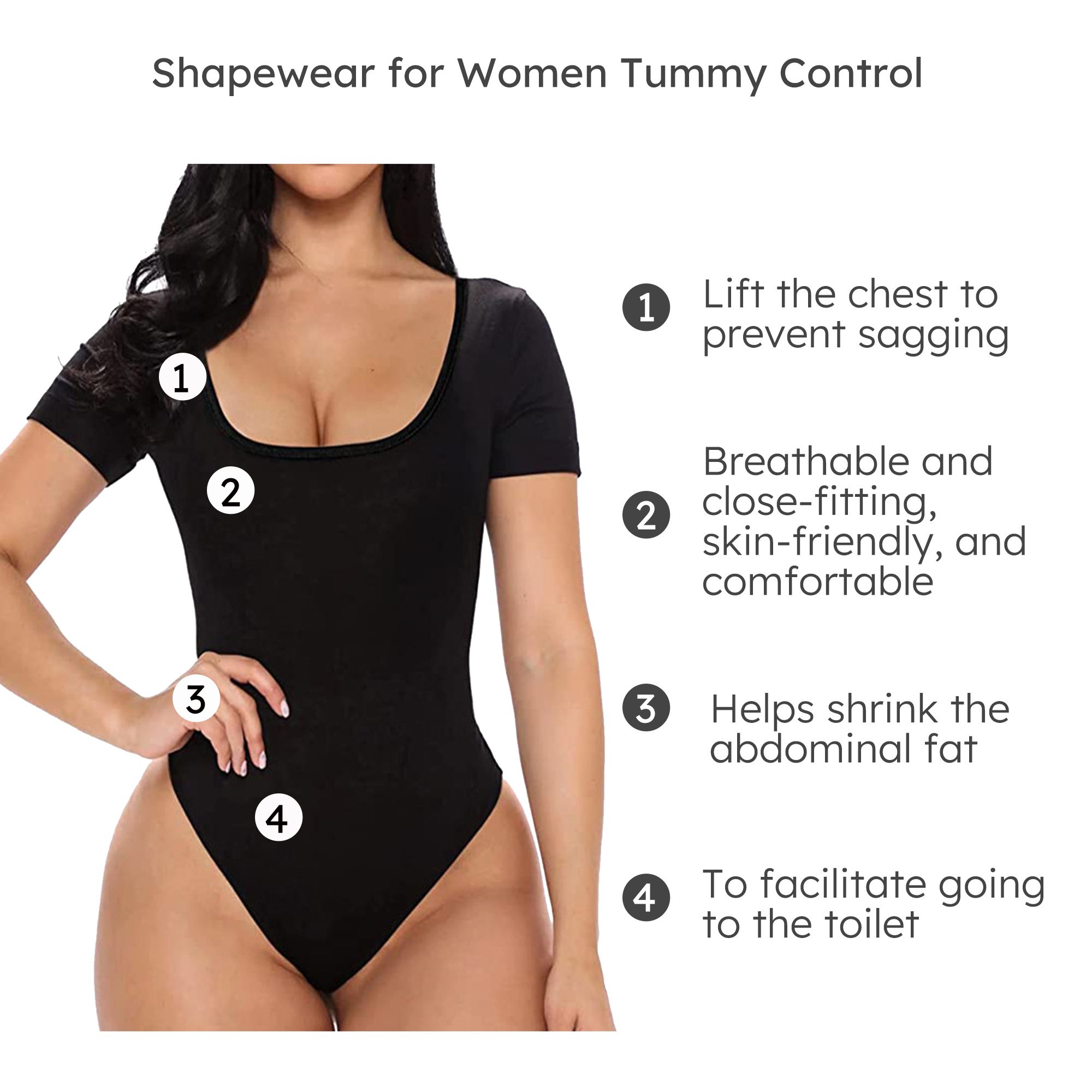Solid Body Shaping Jumpsuit For Pregnant Mothers