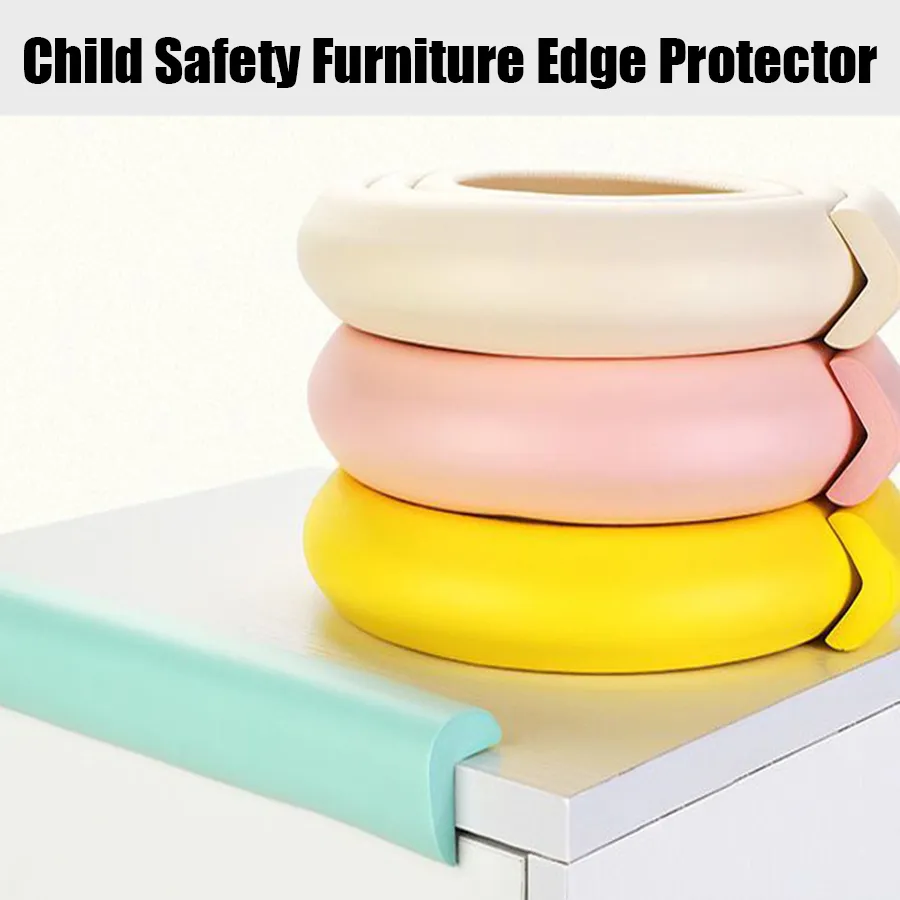 Children's Anti-Collision Strip Table Edge Protector Creamy White big image 1
