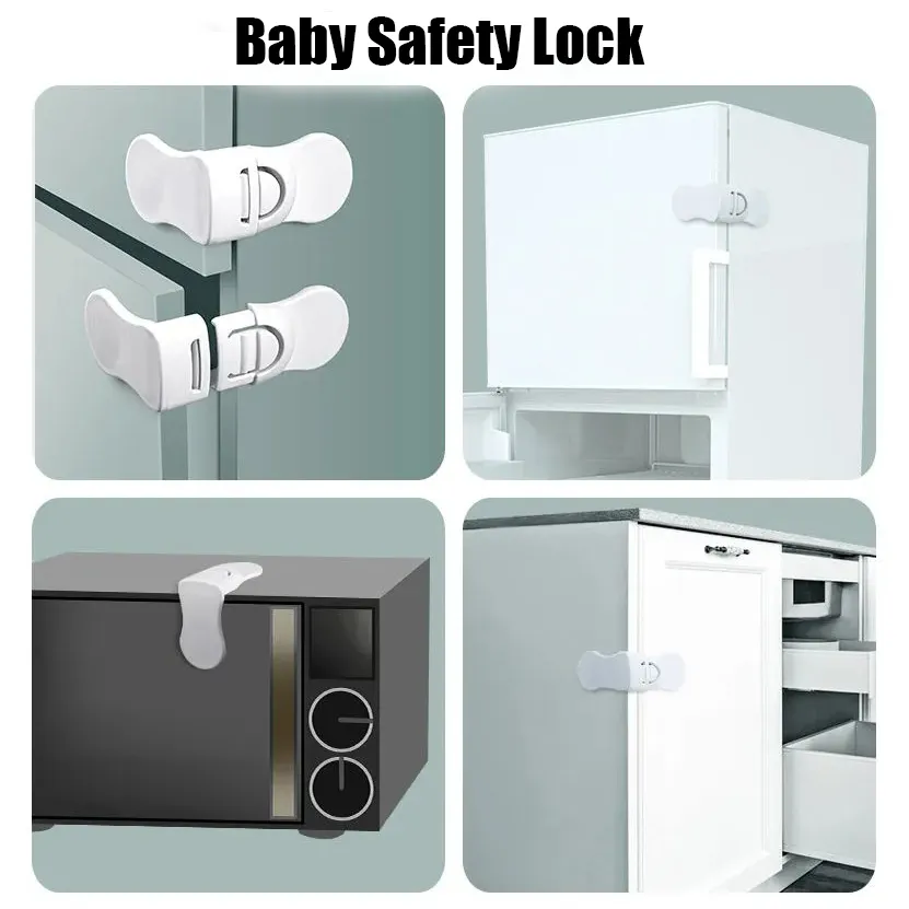 قفل أمان متعدد الأغراض للأطفال والرضع  أبيض big image 1