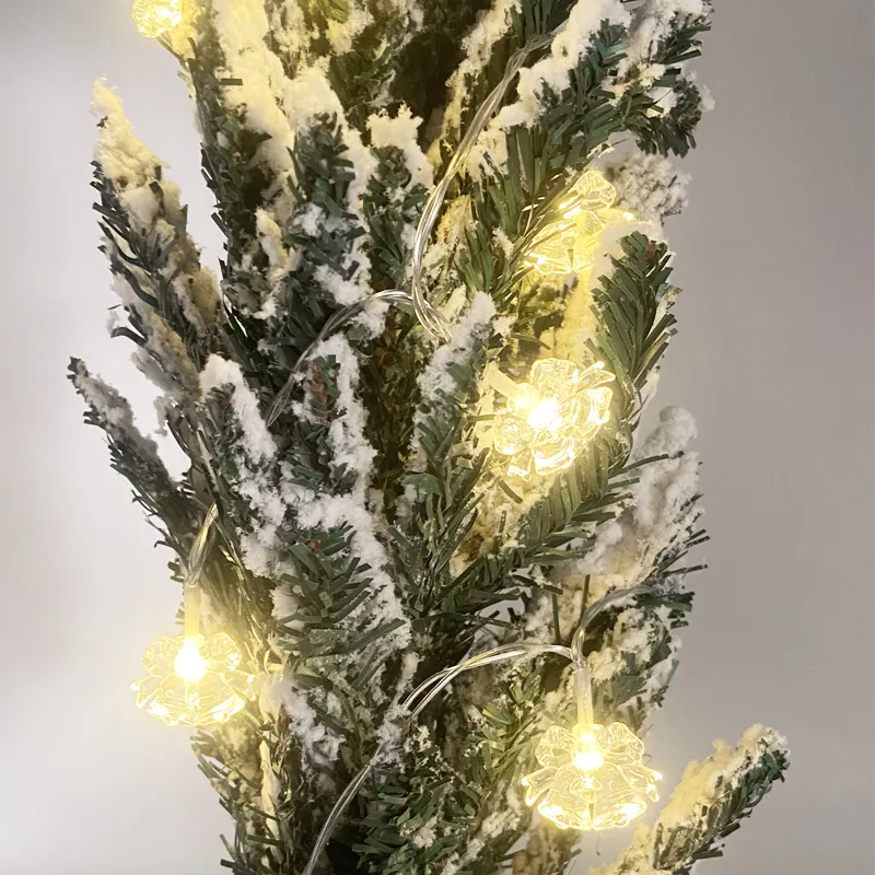 Christmas Tree LED Bell String Lights Yellow image 2