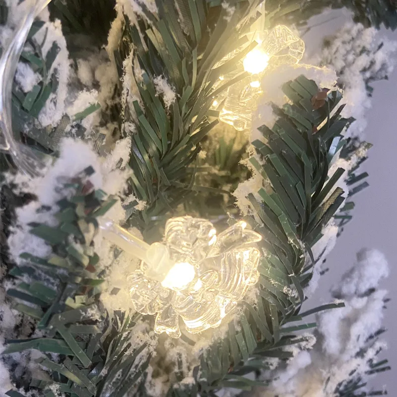 Christmas Tree LED Bell String Lights Yellow big image 1
