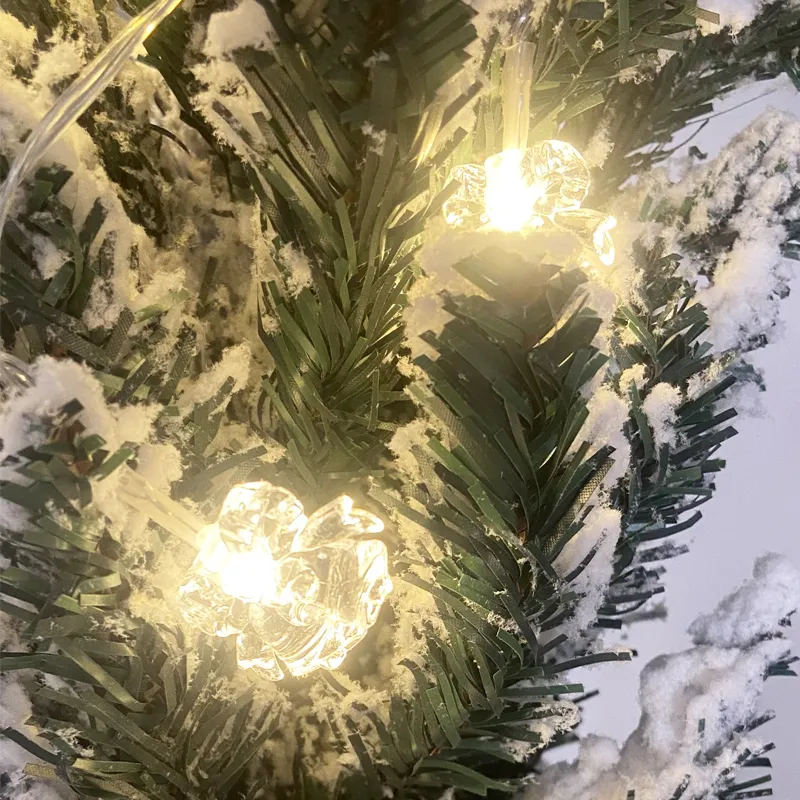 Christmas Tree LED Bell String Lights Yellow image 3