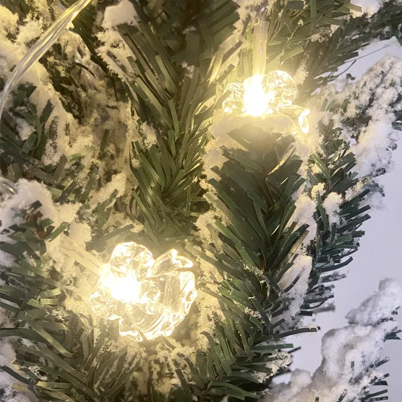 Luces de cadena de campana LED para árboles de Navidad Amarillo big image 1