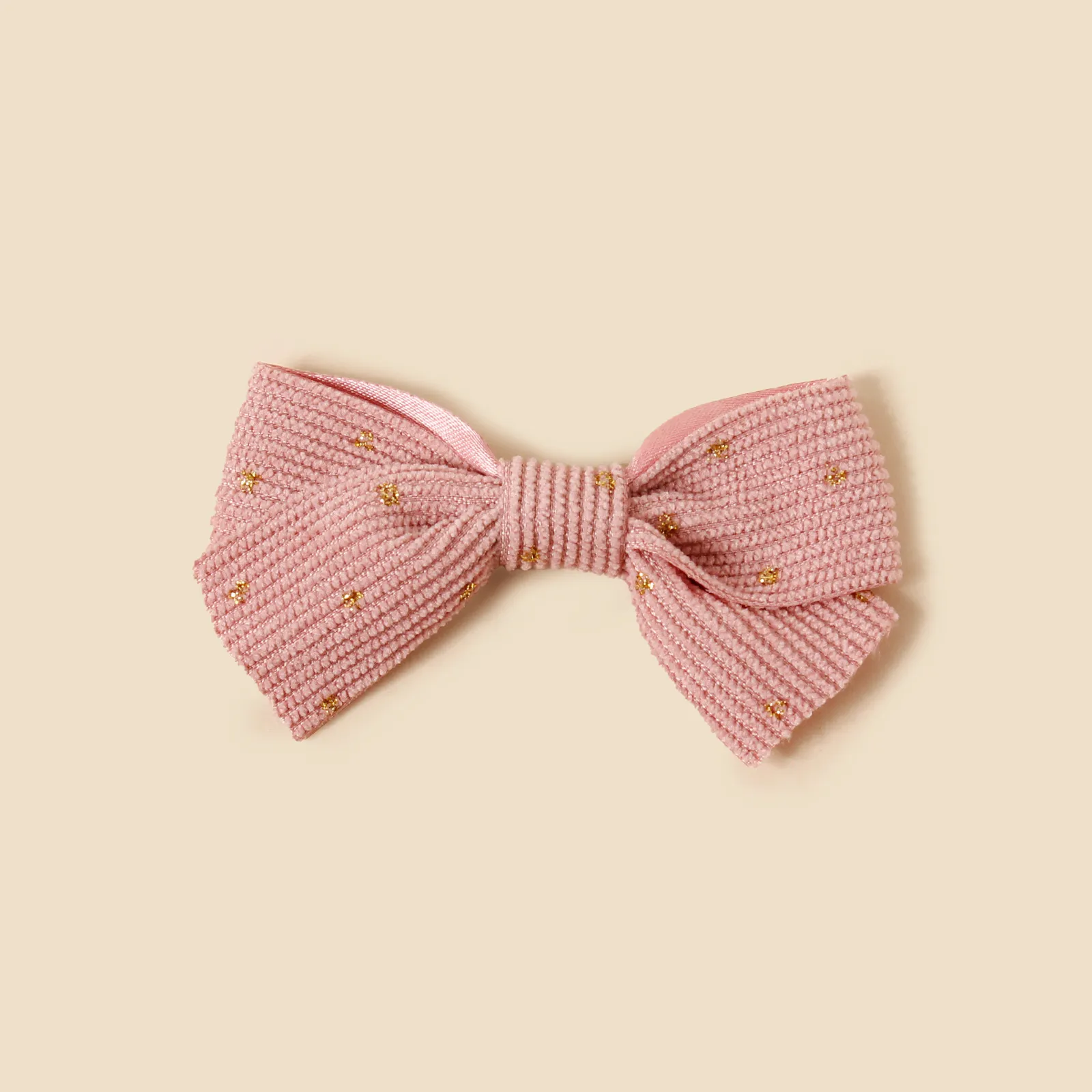3-pack Toddler/kids Corduroy web bow hair clip  image 4