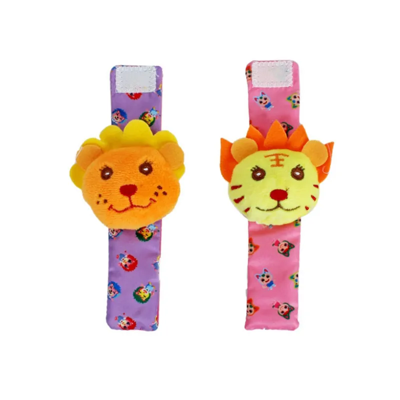 Infant Soothing Toy Wristband with Socks or Hand Strap - Built-in Mini Bell Toy Color-C big image 1