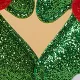 Kinder/Erwachsene mögen Weihnachtsfest-Dekorationsgläser grün